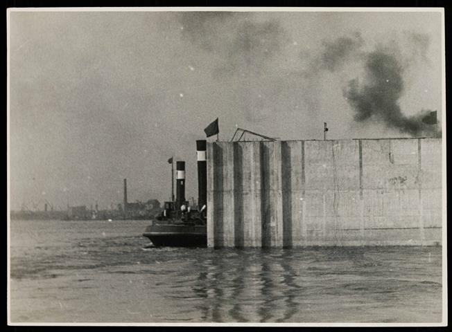 Betonarbeid (Caissonbouw te Rotterdam))