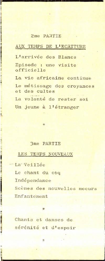 synopses, persmateriaal, brieven<br />Le petit Chapiteau